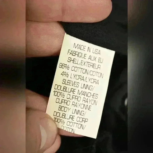 RUNWAY HELMUT LANG FW2000 Black Cotton Poplin Moto Tech Jacket Bomber XSMALL USA - Picture 10 of 11